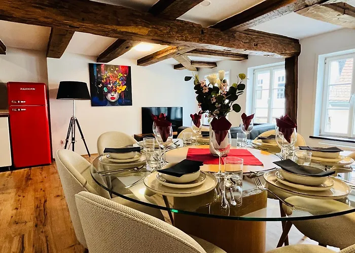 Aycatcherhomes - Bigliving I 3 Bedrooms I 7 Persons I 2 Bathrooms I Toplocation I Old City Marburg I Wlan I Maisonette Boutique App Luna